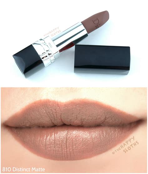 reviews of 810 Distinct Matte, a Dior Rouge Dior @ blushgarden